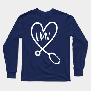 LPN Stethoscope Long Sleeve T-Shirt